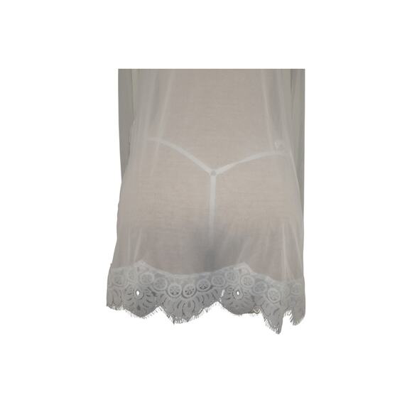 Frederick’s of Hollywood “Stephanie” Sheer Lace Robe & Thong Set - Picture 7 of 16